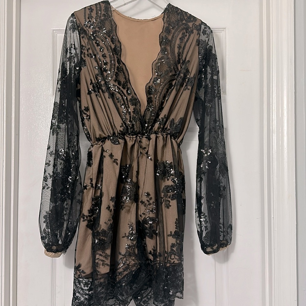 Sheer romper